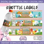 Farm Boy bottle label, instant download, not editable