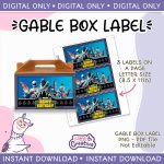 Fortnite, Battle Royale Gable Box Label, not editable