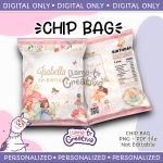 Fairy Chip Bag, Personalized, Not editable