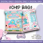 Lottie Dottie Chip Bag, Personalized, Not editable