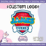 Paw Patrol Custom Logo not editable