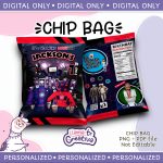 Skibidi Toilet Chip Bag, Personalized, Not editable