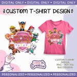 Skye Paw Patrol Model 02 Custom Logo not editable