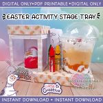 Easter Activity stage tray party favor