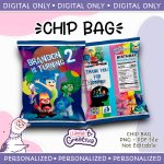 Inside Out Chip Bag, Personalized, Not editable