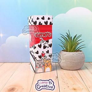 Caja de Amor Personalizada para Bombones y Fotos - San Valentín
