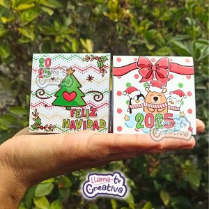 Colección Minicalendarios De Mesa 2025 Navideños
