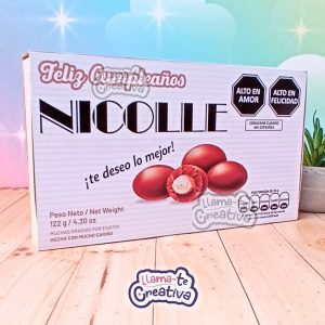 Etiqueta Personalizada De Chocolate Vizzio 122gr.