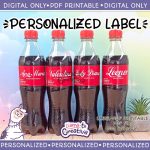 Personalized Coca-Cola 500ml Soda Label