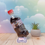 Small personalized Coca-Cola 300ml soda label with the character of your choice