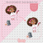 Spa Party Clipart, Girl Spa Party, Bath & Spa, Spa Girls, Girl Spa party, Instant download - Image 6