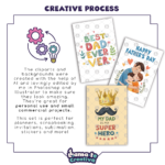 Father's Day Clipart Bundle | Printable Father's Day Clipart - Image 7