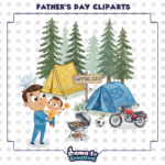 Father's Day Clipart Bundle | Printable Father's Day Clipart - Image 8