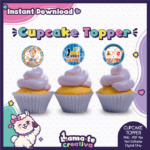 Blippi Cupcake Toppers | Printable Birthday Party Favor - Image 2