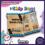 Amazon Chip Bag | Personalized Birthday Party Favor