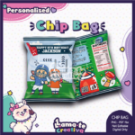American Football Chip Bag | Personalized Birthday Party Favor