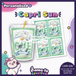 Outer Space Astronaut Capri Sun Label | Personalized Birthday Party Favor