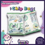 Outer Space Astronaut Chip Bag | Personalized Birthday Party Favor
