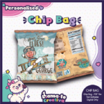 Travel Aviator Chip Bag | Personalized with Photo | Birthday Party Favor