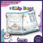 Aviator Bear Chip Bag | Personalized Baby Shower Favor
