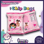 Barbie Chip Bag Model 03 | Personalized with Photo | Birthday Party Favor