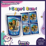 Italian Brainrot Capri Sun Label | Personalized Birthday Party Favor