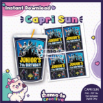 Fornite Capri Sun Label | Personalized Birthday Party Favor