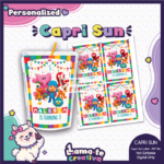 Pocoyo Capri Sun Label | Personalized Birthday Party Favor