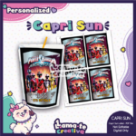 Power Rangers Capri Sun Label | Personalized Birthday Party Favor