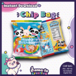 Baby Bus Chip Bag | Printable Birthday Party Favor