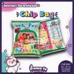 Cocomelon Chip Bag | Printable Birthday Party Favor | Instant Download