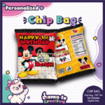 Mickey Mouse Chip Bag | Personalized with Photo | Birthday Party Favor