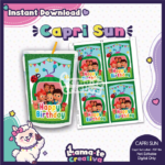 Cocomelon Capri Sun Label | Printable Birthday Party Favor
