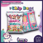 Cry Babies Chip Bag | Printable Birthday Party Favor | Instant Download