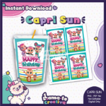 Cry Babies Capri Sun Label | Printable Birthday Party Favor