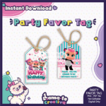 Cry Babies Birthday Party Favor Tags | Printable | Instant Download