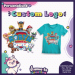 Paw Patrol Custom Logo Model 03 | Personalized Birthday Party