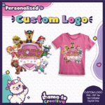 Skye Paw Patrol Custom Logo Model 02 | Personalized Birthday Party