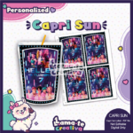 K-Pop Demon Hunters Capri Sun Label | Personalized Birthday Party Favor