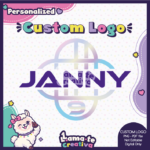 K-Pop Demon Hunters Custom Logo | Personalized Birthday Party