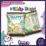 Baby Dinosaur Chip Bag | Printable Birthday Party Favor | Instant Download