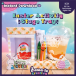 Easter Activity Tray Party Favor | Printable Easter Favor