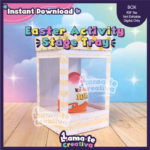 Easter Activity Tray Party Favor | Printable Easter Favor - Image 2