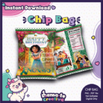 Encanto Chip Bag | Printable Birthday Party Favor | Instant Download