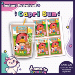 Farm Boy Capri Sun Label | Printable Birthday Party Favor