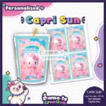 Hello Kitty 3D Capri Sun Label | Personalized Birthday Party Favor