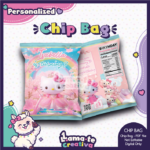 Hello Kitty 3D Chip Bag | Personalized Birthday Party Favor