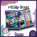 Inside Out Chip Bag | Personalized Birthday Party Favor