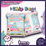Lottie Dottie Chicken Chip Bag | Personalized Birthday Party Favor