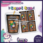 Minecraft Capri Sun Label | Printable Birthday Party Favor
